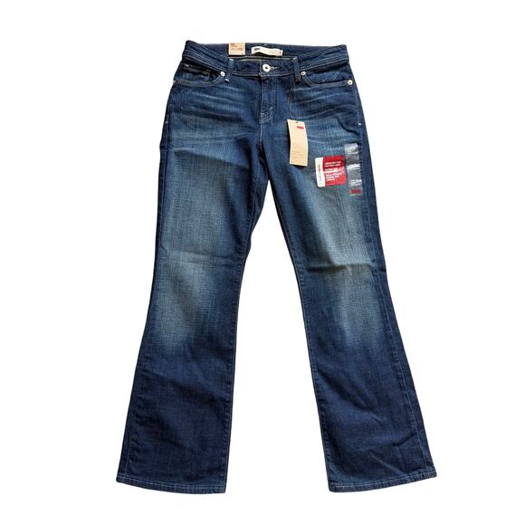 Levis Womens 529 Curvy Bootcut Jeans Medium Wash Denim Size 10 - Picture 1 of 11